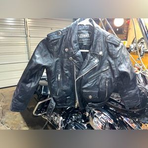 Boys Leather Biker Jacket